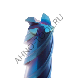 Фреза твердосплавная   8мм (L=60, l=20, хв=8) Z4 35° по закаленной стали, с радиусной фаской BRHM-4R