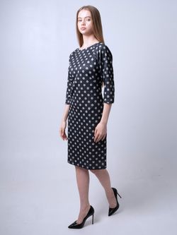 С-323 Платье трикотажное офисное