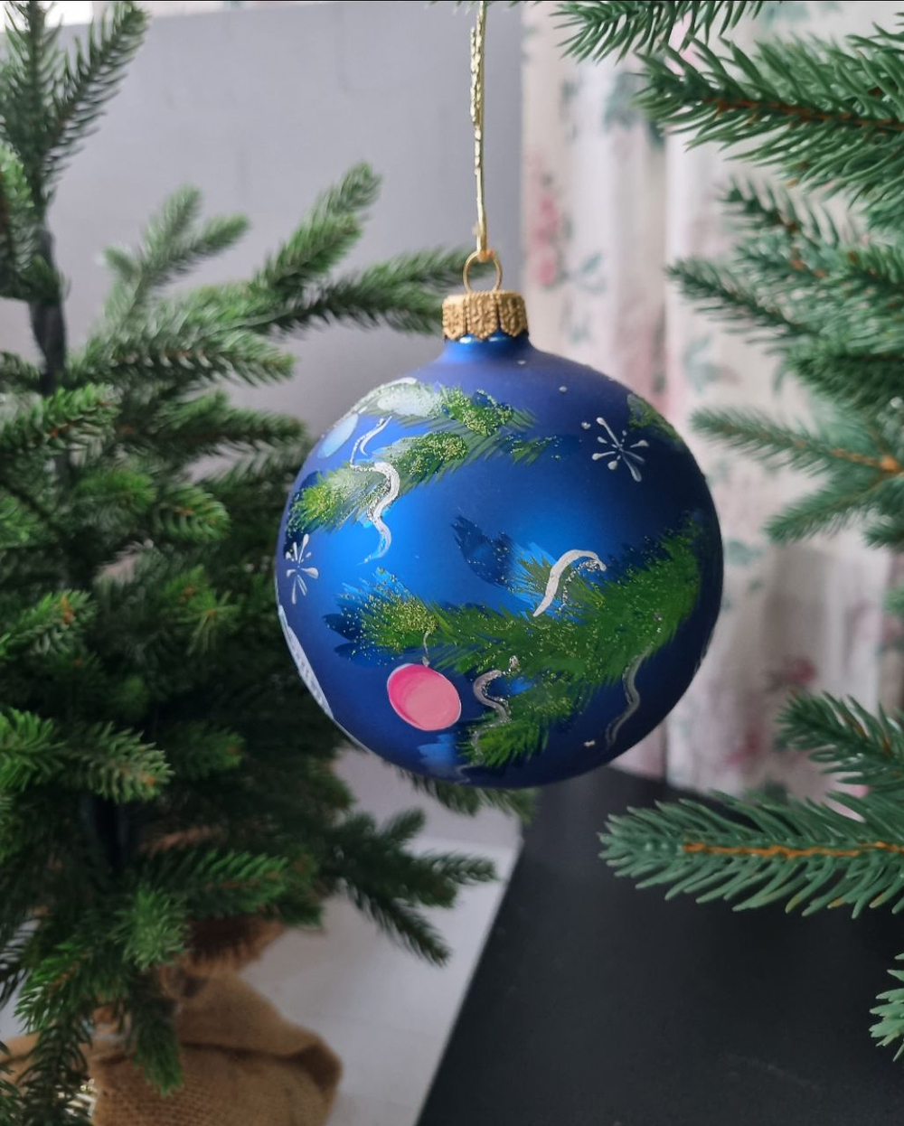 Шар стеклянный "Щелкунчик"