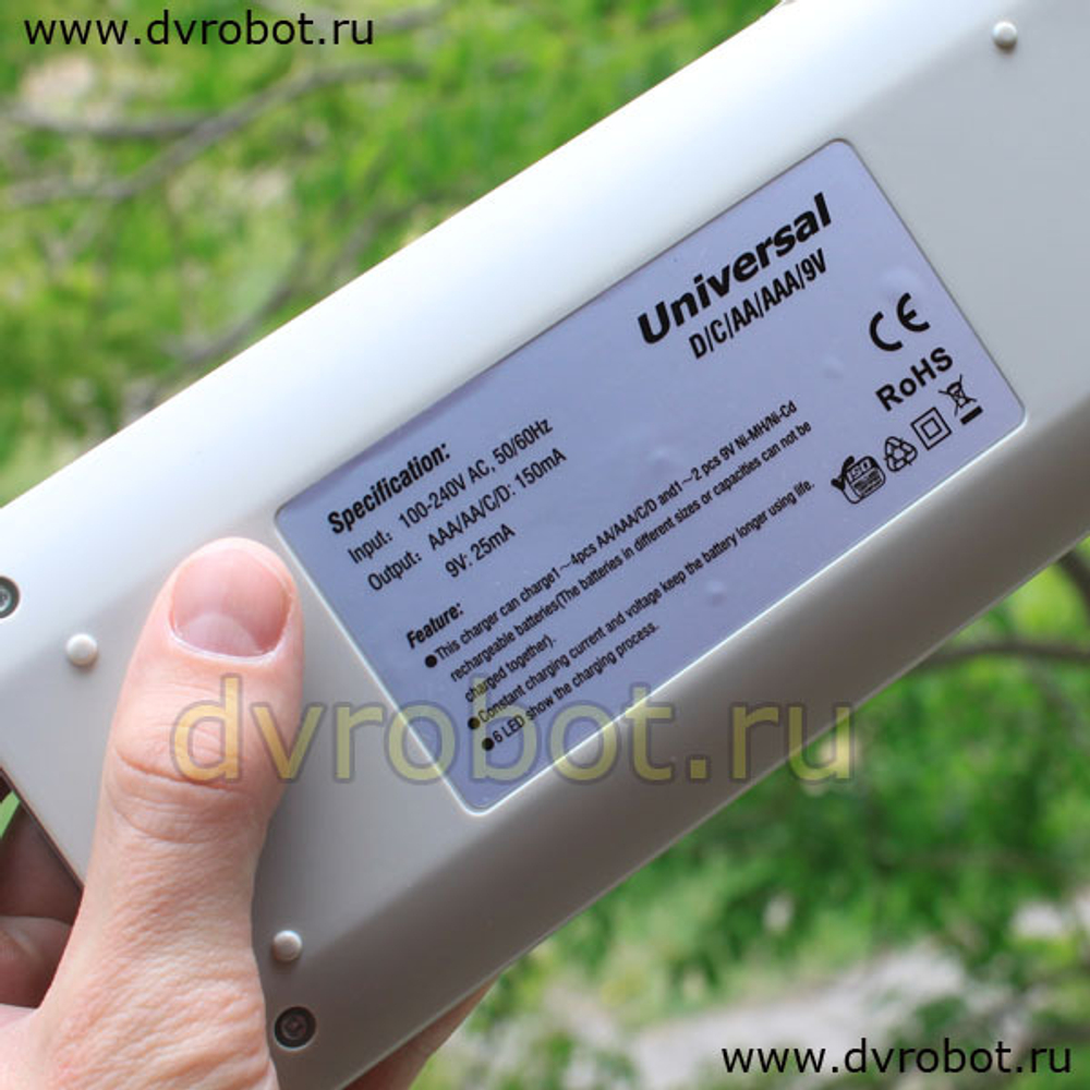Универсальное зарядное ААА/АА/С/D/9V - 4.0