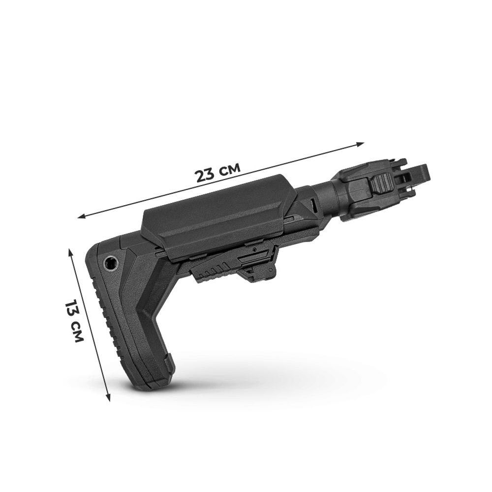 Телескопический приклад "VEGA-CP" на АКМ, АК74 и др. K.Arma