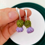 Серьги Чертополох