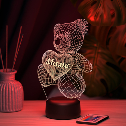 Ночник "Мишка маме"
