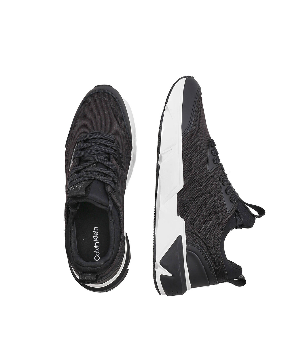 кроссовки low top lace up Calvin Klein - черный(HM0HM00647)