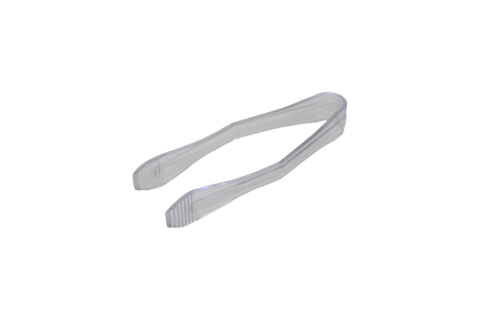 Щипцы для льда и сахара 12 см. прозрачные поликарбонат MGprof /1/20/ АКЦИЯ