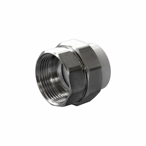 Муфта ПП разъемная 25-1/2'' , с внутренней резьбой, белая, Политэк