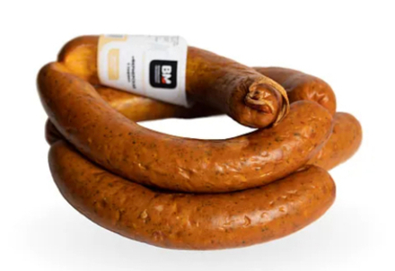 Колбаса полукопченая "Фермерская с сыром" Волковысский МК