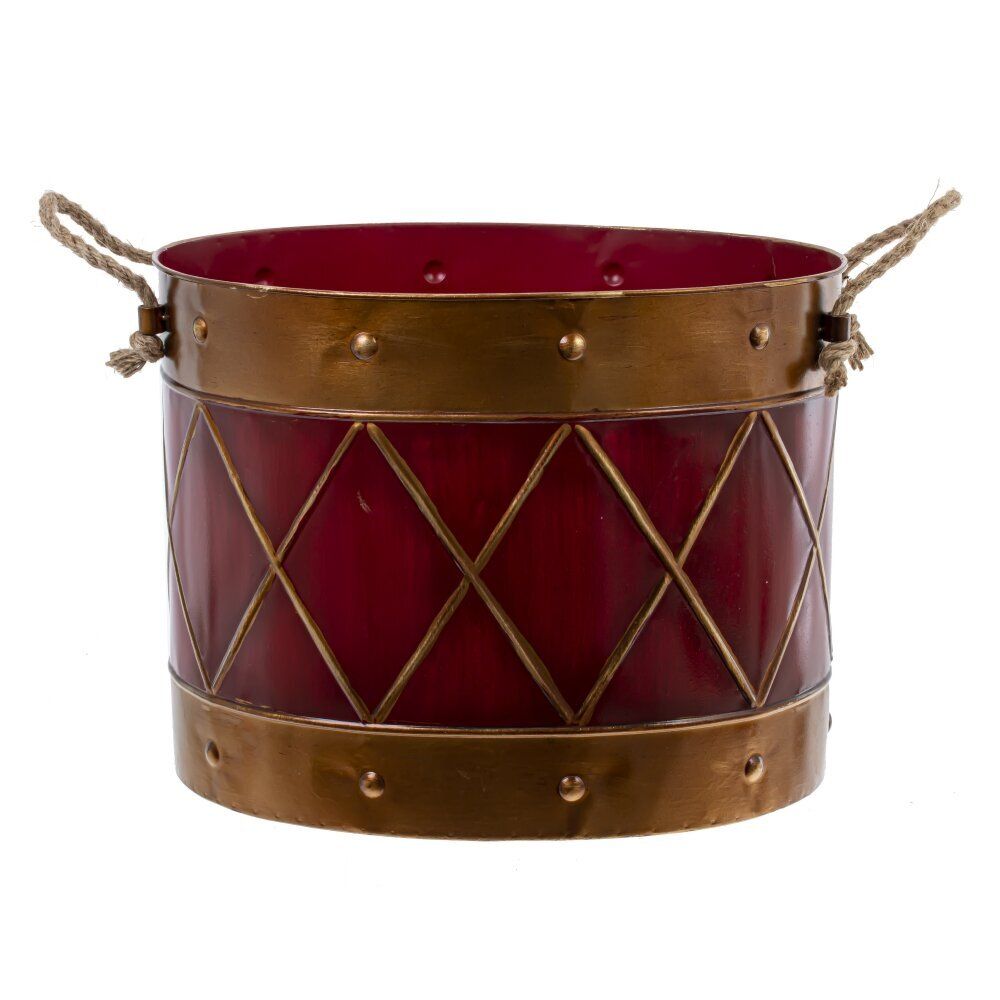 GAEM Набор из 3шт, Кашпо декоративное "Барабан", L36,5/33/29 W27/25/22 H28/24/20