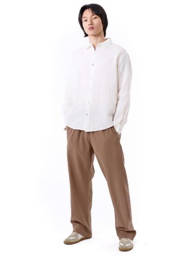 Белая льняная рубашка Senseera