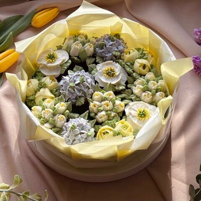 Букет капкейков «Солнечный сад»