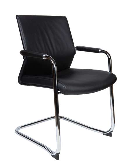 Кресло офисное Норден / Петра  CF / Petra CF / черная экокожа