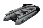 Лодка ПВХ Gladiator Air Expedition E420X НДНД Тёмно-Серая + Транцевые колеса + Ковер EVA + держатели спиннингов