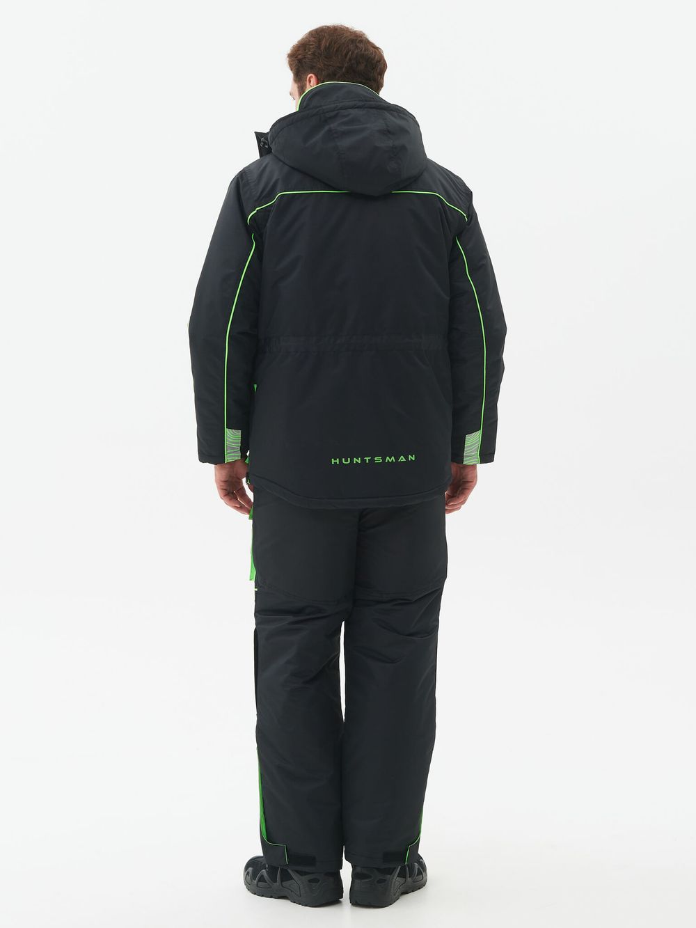 Костюм зимний Elbrus ткань Hit Membrane цвет Черный/Лайм