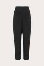 БРЮКИ ИЗ ЧЕРНОЙ ВИСКОЗЫ