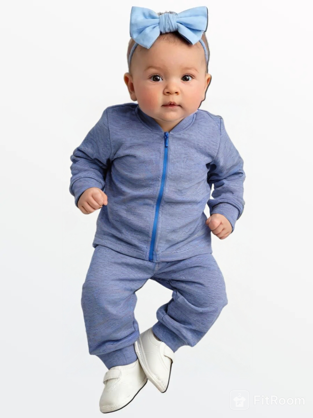 КЯА Костюм ясельный ангора голубой (56-86)