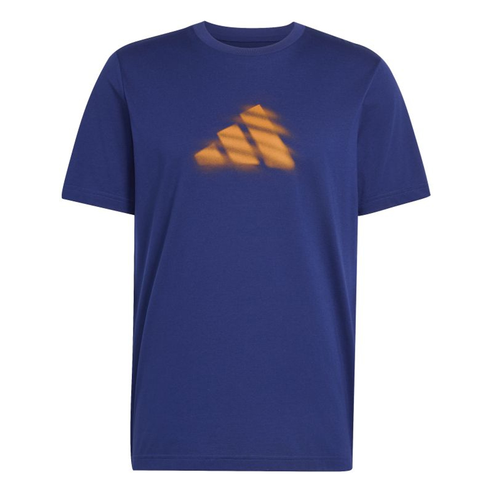 Мужская теннисная футболка Adidas Tennis Clay In Not Graphic - dark blue