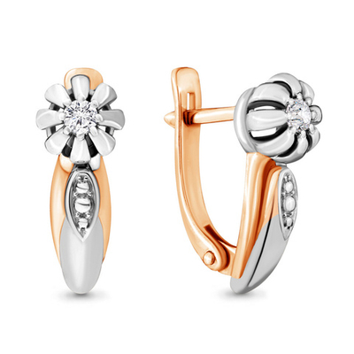 942187к Серьги из Золота с бриллиантами