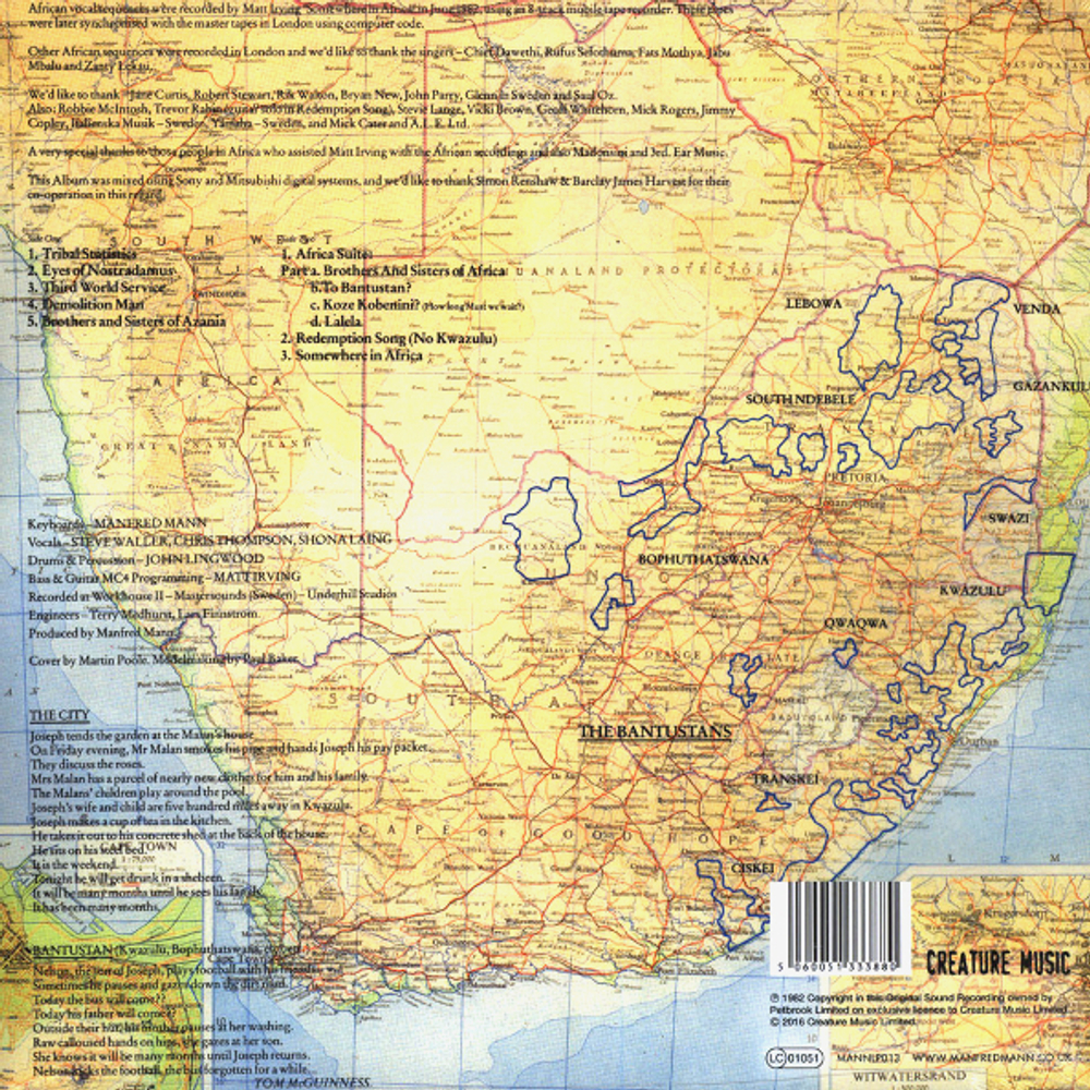 Manfred Mann's Earth Band / Somewhere In Afrika (LP)