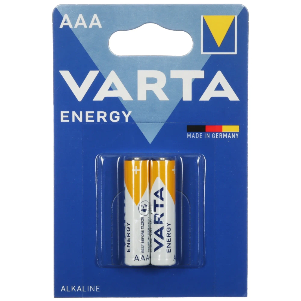 AAA Батарейка VARTA Energy LR03 Alkaline, 2 шт.