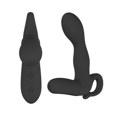 Перезаряжаемый массажер простаты Barrack (30 режимов) (Цвет: черный)