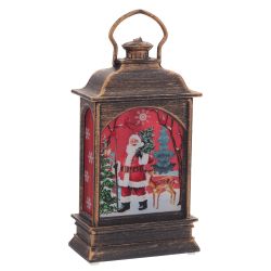 GAEM Изделие декоративное "Фонарь" с подсветкой (3хАG13, вход), L7 W4 H12 см, 3в.