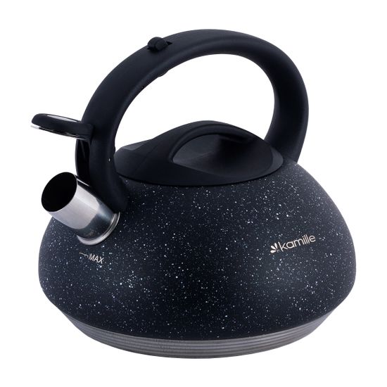 Чайник 3 л. из нержавеющей стали со свистком Kamille KM-0855