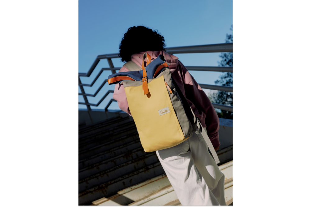 Рюкзак RoadLike RollTop, желтый