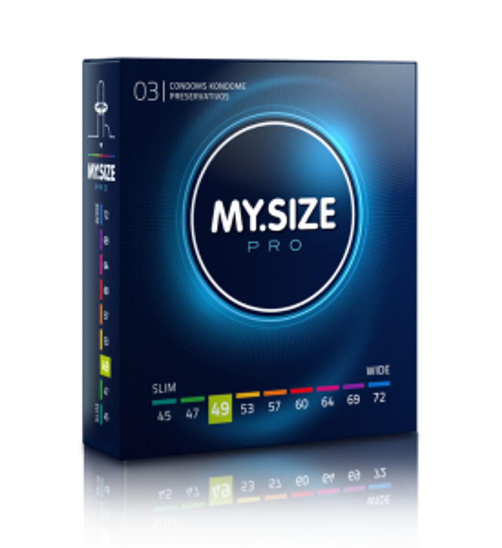 Презервативы MY.SIZE размер 49, 3 шт.
