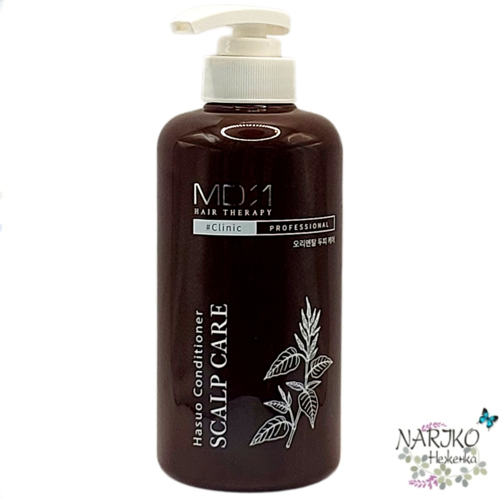 Кондиционер для волос укрепляющий лечебный MED B. MD-1 Hair Therapy Hasuo Scalp Care Conditioner, 500 мл.