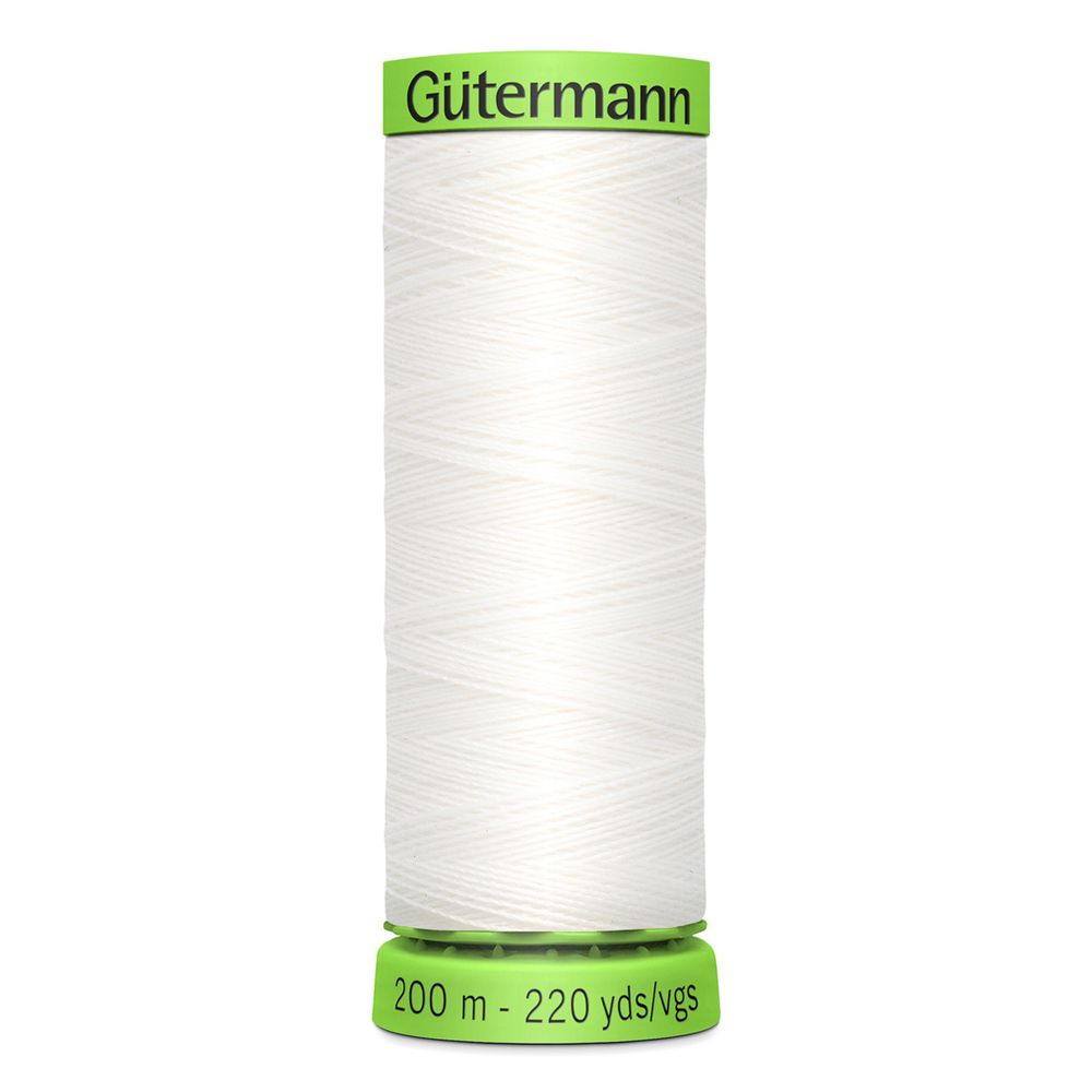 Нитки для тонких тканей Gutermann Extra Fine 150 (200 метров), 5 кат. | _800 белый (Arta 001)