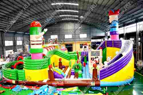 Надувной батут "Детский мегапарк" 20*20*9 м