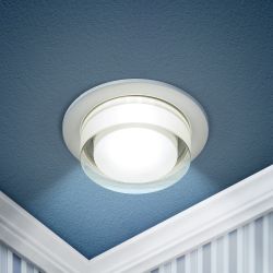 Встраиваемый светильник декоративный ЭРА DK107 WH MR16 GU5.3 белый | Декоративные встраиваемые светильники