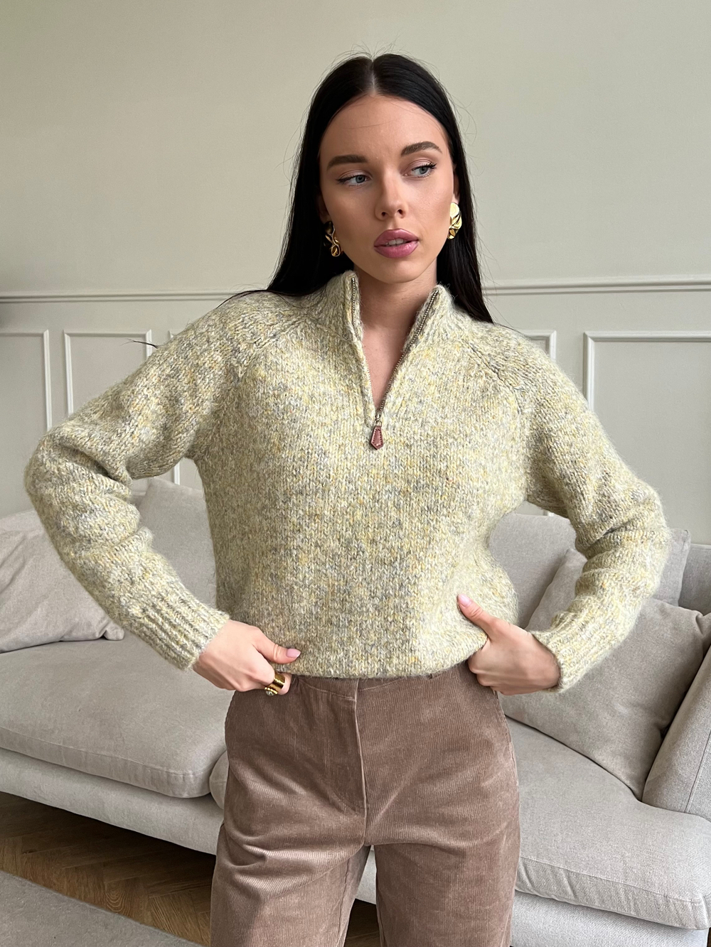 Свитер Детство сливочное масло