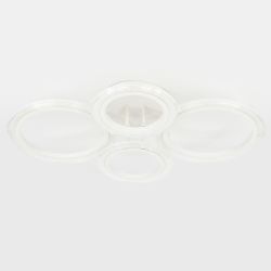 Светильник потолочный светодиодный ЭРА Модерн Ring CLL-1-59W 3K-6,5K RC WH с ДУ белый