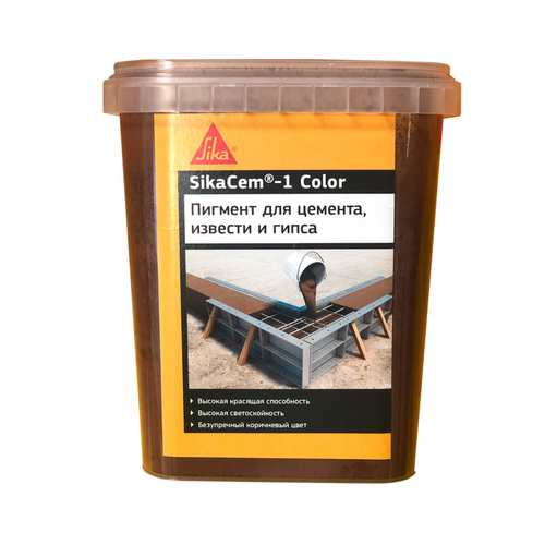 Краситель для бетонов и растворов красный 1кг SikaCem-1 Color