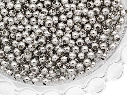 Бусины металлические 4мм (20 штук)