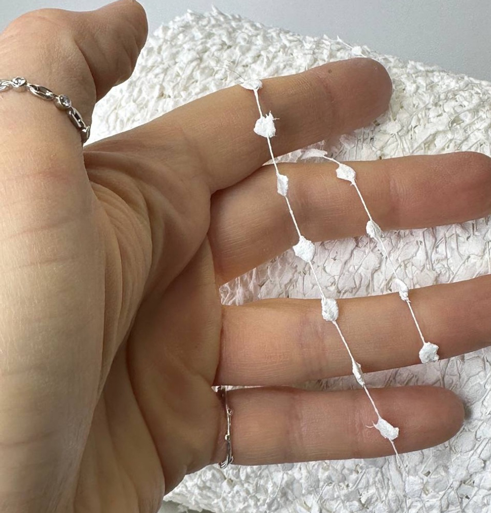 CROST - Luigi Boldrini SRL; 50% нейлон, 50% полиуретан; 330м/100гр; цвет: белый; S714