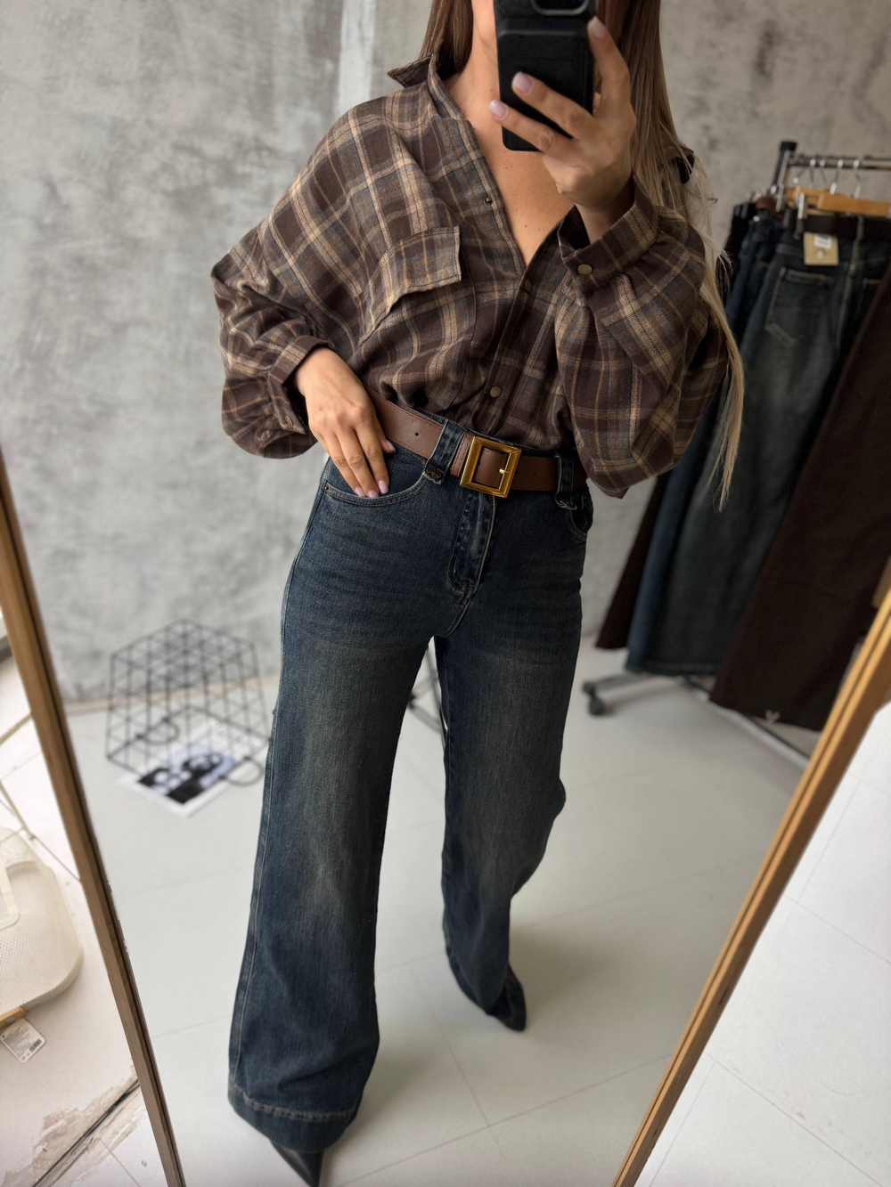 Брюки джинсовые жен. 2267 син.