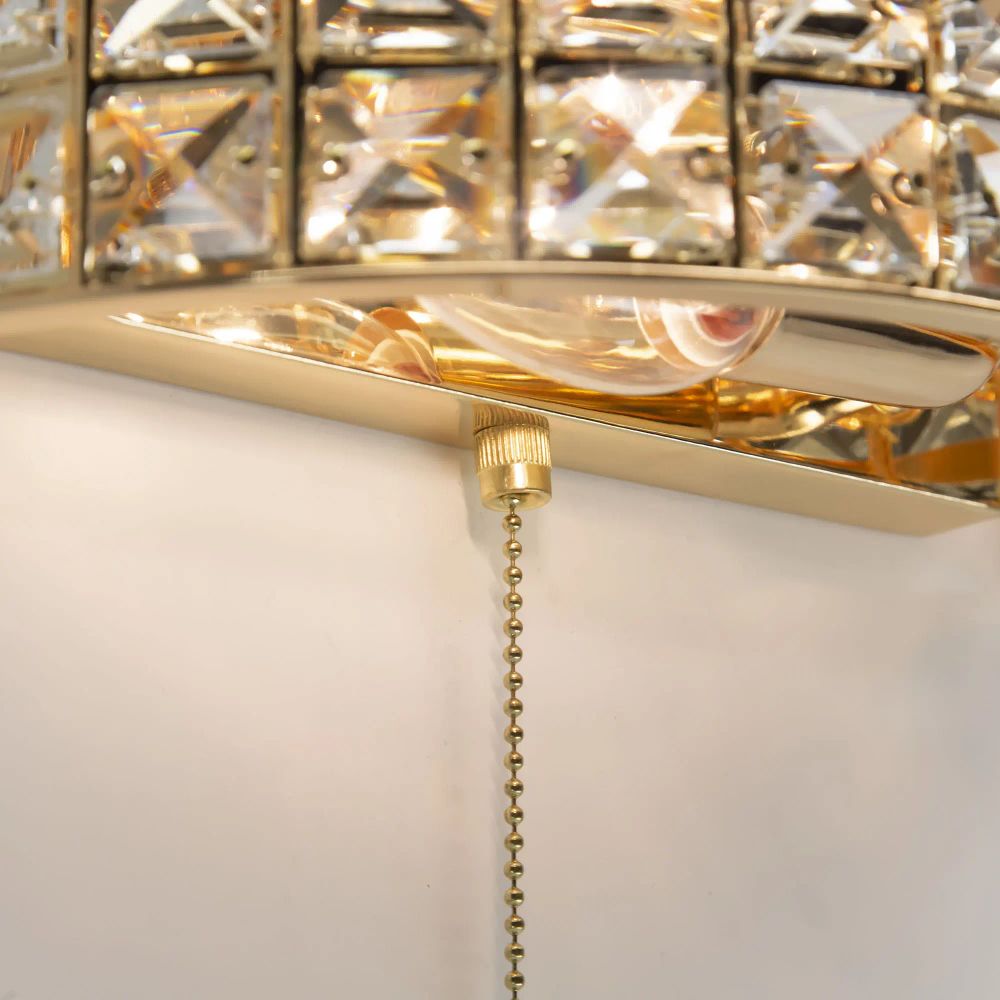 Citilux Портал CL324302 Бра хрустальное с выключателем Золото