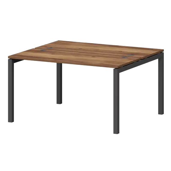 Бенч двойной на металлокаркасе СМС2-П-10К.120.Пр50  1000x1236x750 Смарт