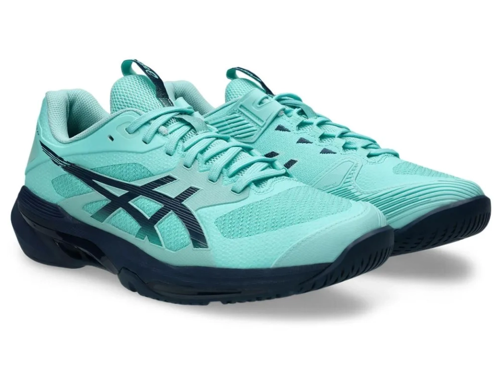 Мужские кроссовки теннисные Asics Solution Speed FF 4 - illuminate mint/night sky
