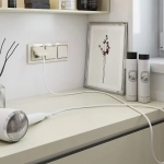 Выключатель одноклавишный с подсветкой (слоновая кость глянцевый) W1110103