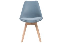Деревянный стул Bonuss light blue / wood