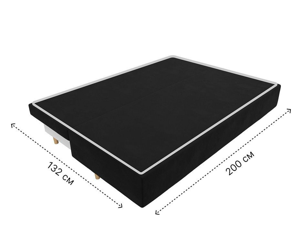 Диван прямой Лига-033 МИКРОВЕЛЬВЕТ Черный