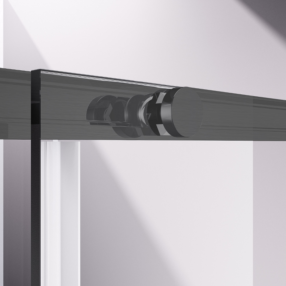 Душевая дверь Slim-N VDS-4SN110CLGM, 1100, вороненая сталь, стекло прозрачное, , шт