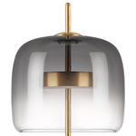 804918 Настольная лампа CUPOLA LED 9W 450LM ЗОЛОТО/ДЫМЧАТЫЙ 3000K