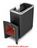 Печь для бани Тунгуска XXL 2013 Carbon Витра антрацит