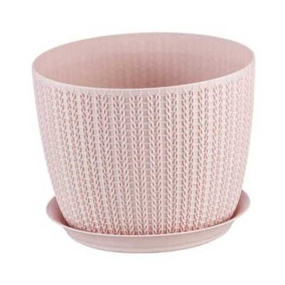 Кашпо ВЯЗАНИЕ D180мм 2,8л с поддоном