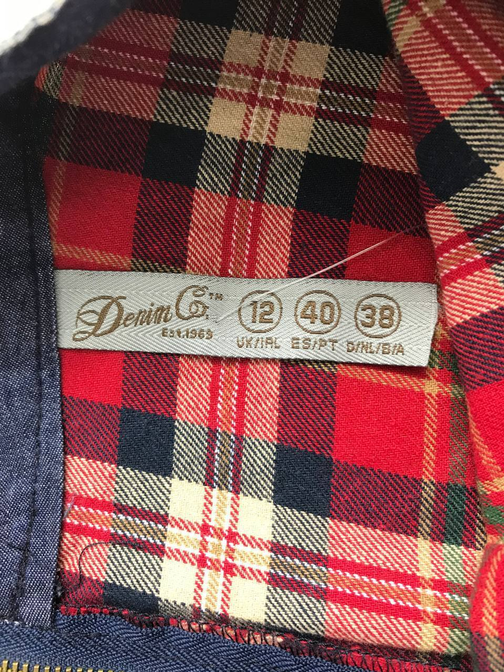 Юбка в стильную клетку 44 размер