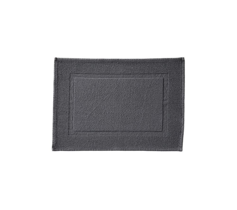 Коврик для ванной COMORES ANTHRACITE 50 х 60 темно-серый хлопок 1350 гр/м 2 Blanc des Vosges 50 x 60